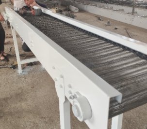 直行提升耐高温网带输送机