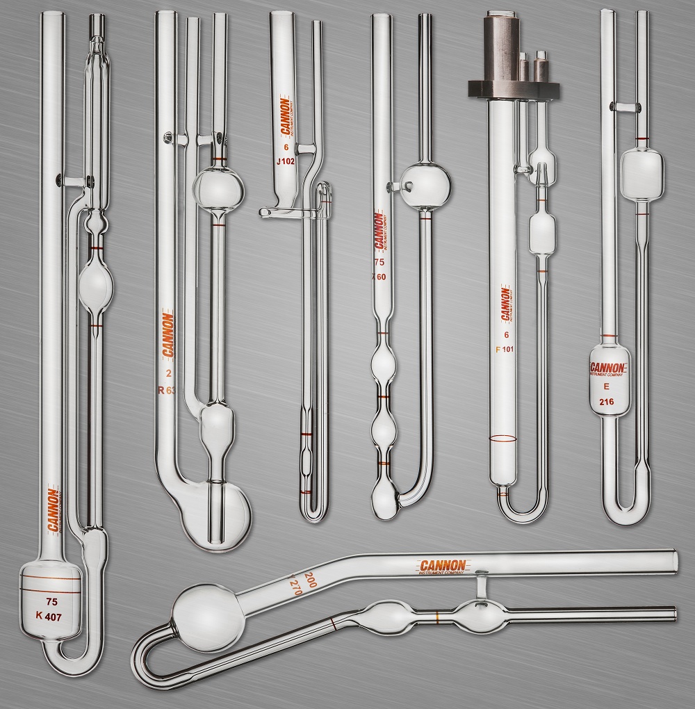 Cannon Modified Koppers逆流真空粘度计9724- 9724-W