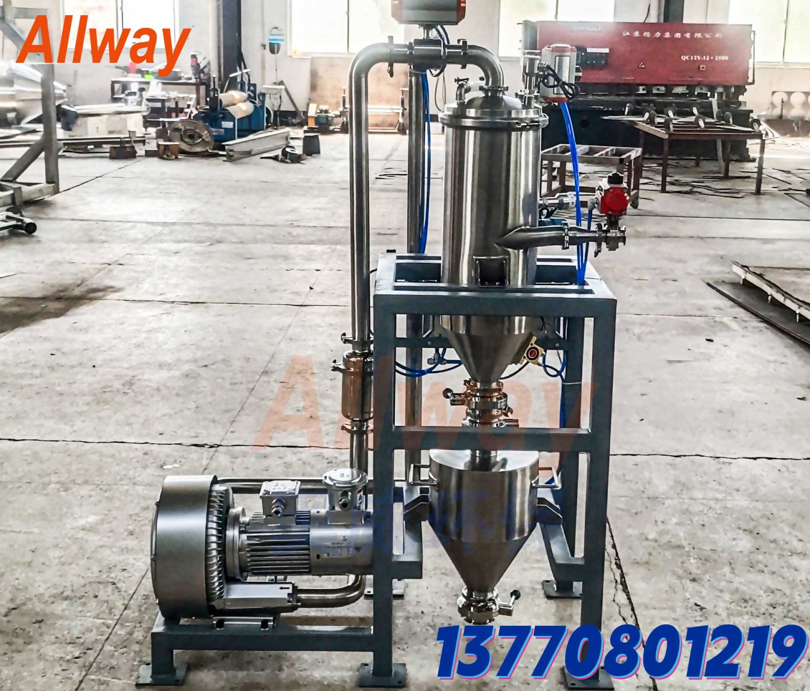 AW-SLJ320-EC 移动式气动式真空上料机 连续高效负压输送