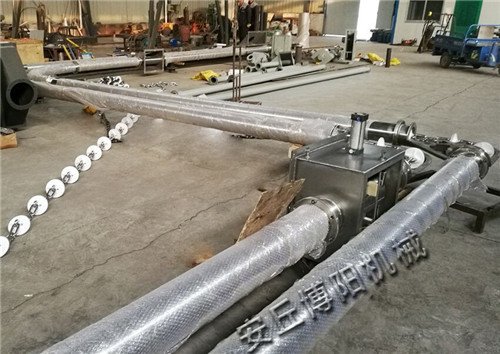 PVC粉管链式输送机PE粉管链输送设备