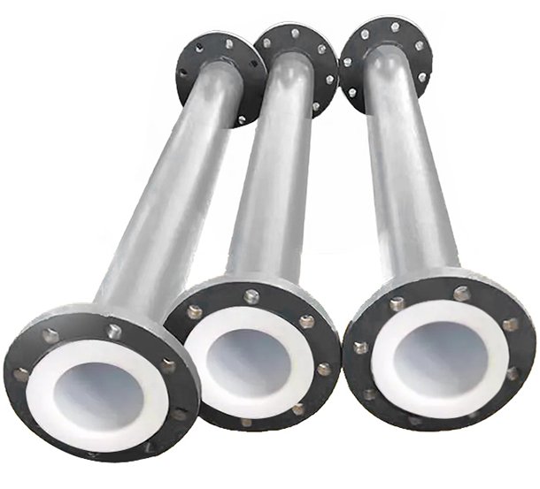 钢衬四氟紧衬翻边管道