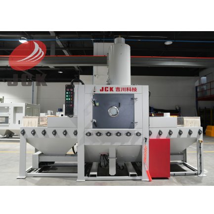 输送式双面自动喷砂机