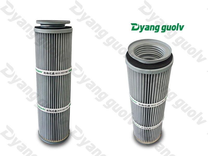 螺纹盖-合金镀膜防静电聚酯覆膜-新能源电池粉尘食品制药滤筒