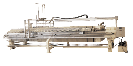 程控侧梁式水洗翻板高压聚丙烯隔膜压滤机