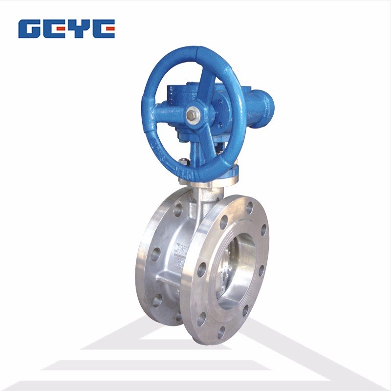 涡轮不锈钢法兰硬密封蝶阀