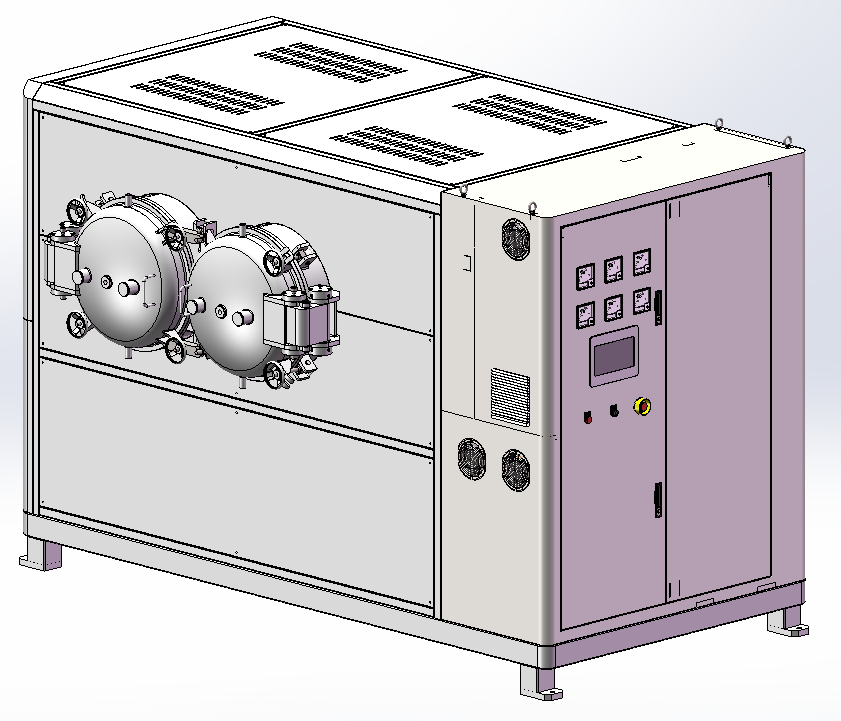 双料室气相沉积实验炉