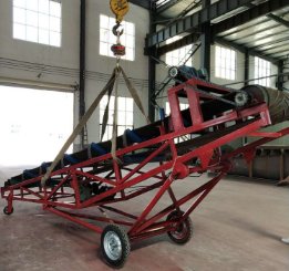 可移动砂石输送机