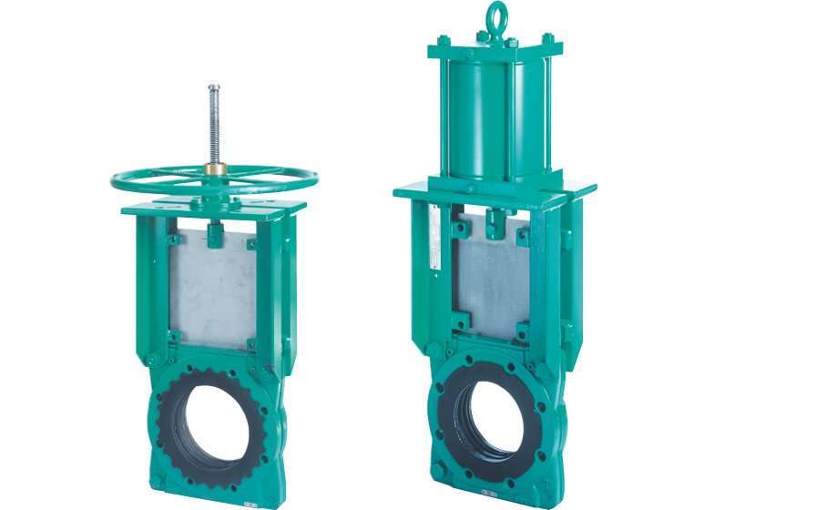 对夹式浆料刀闸阀