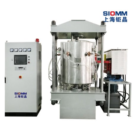 1500℃侧开门真空单向热压炉(50T)