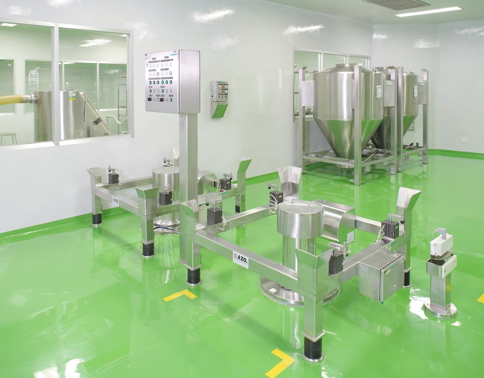 AZO BATCHTAINER® 的进料站