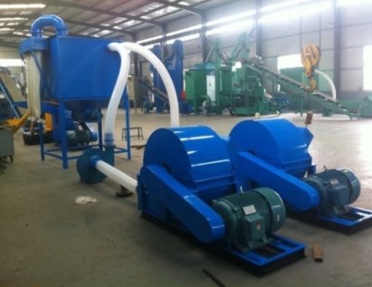 组合式刀盘木材粉碎机