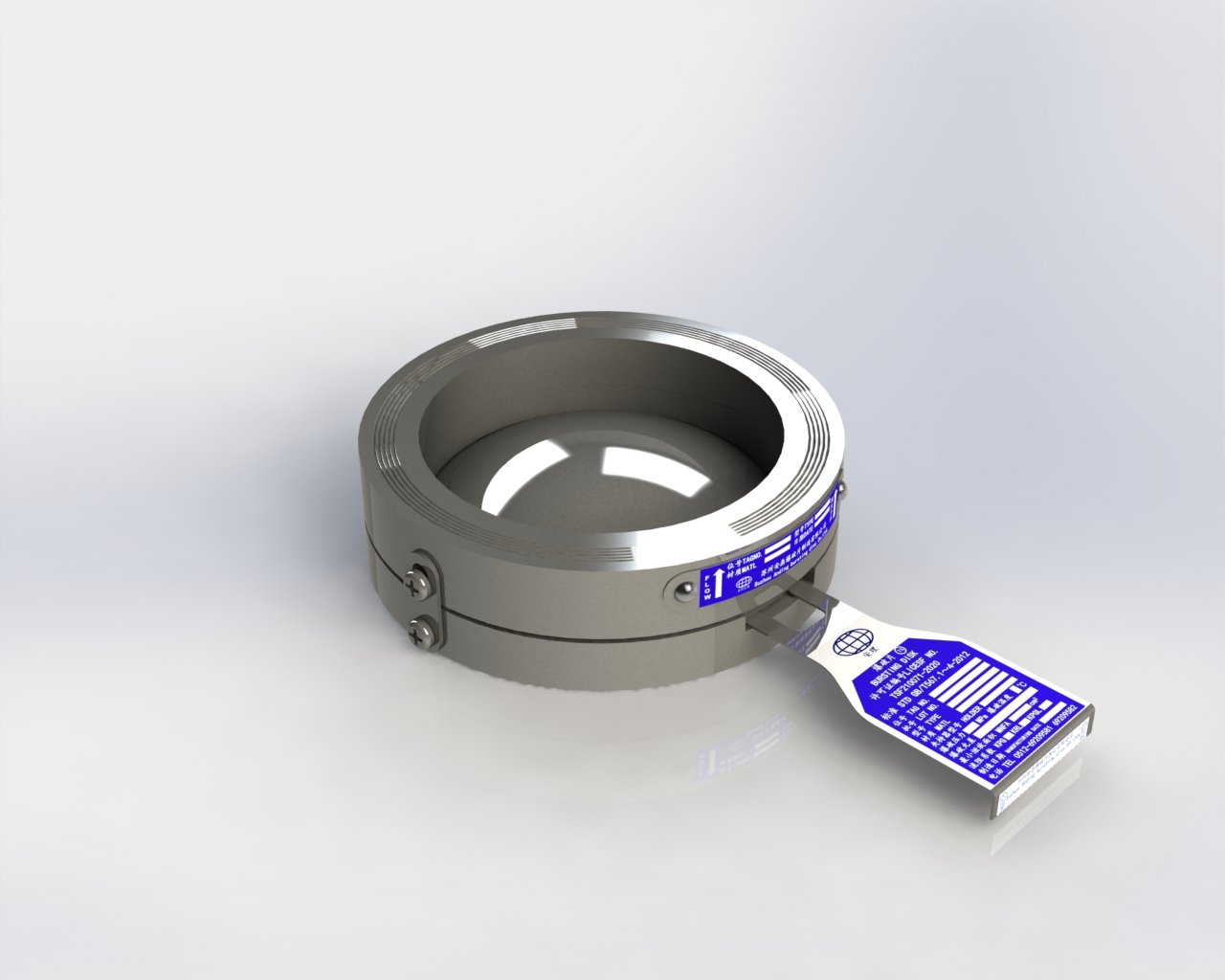 正拱开缝型爆破片( LFTA)