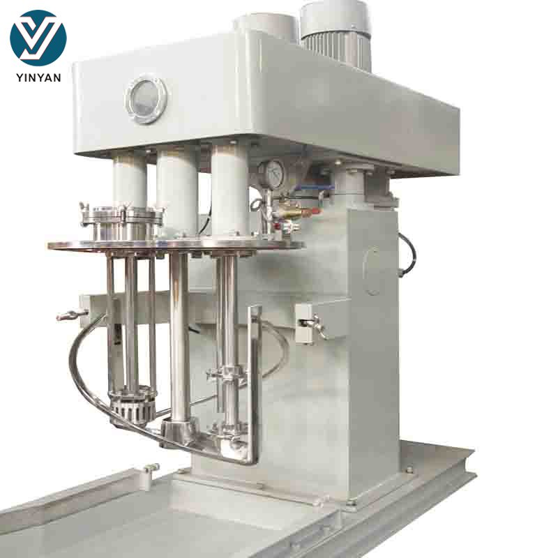液压升降三轴强力分散搅拌机