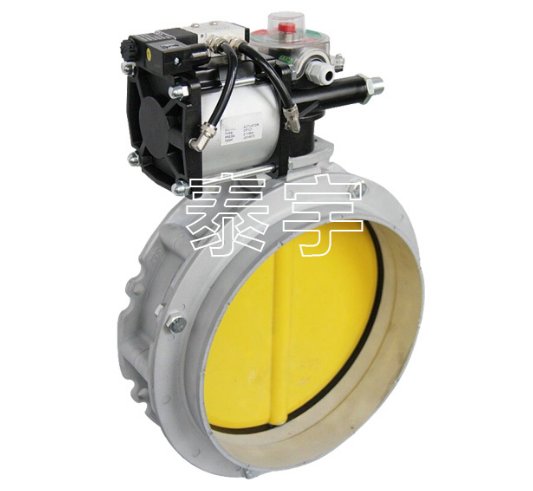 法兰式气动蝶阀TYDD-FS