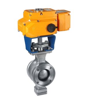 电动V型调节球阀