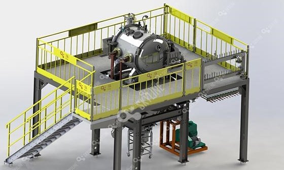 旋转盘离心雾化制备粉末材料装备