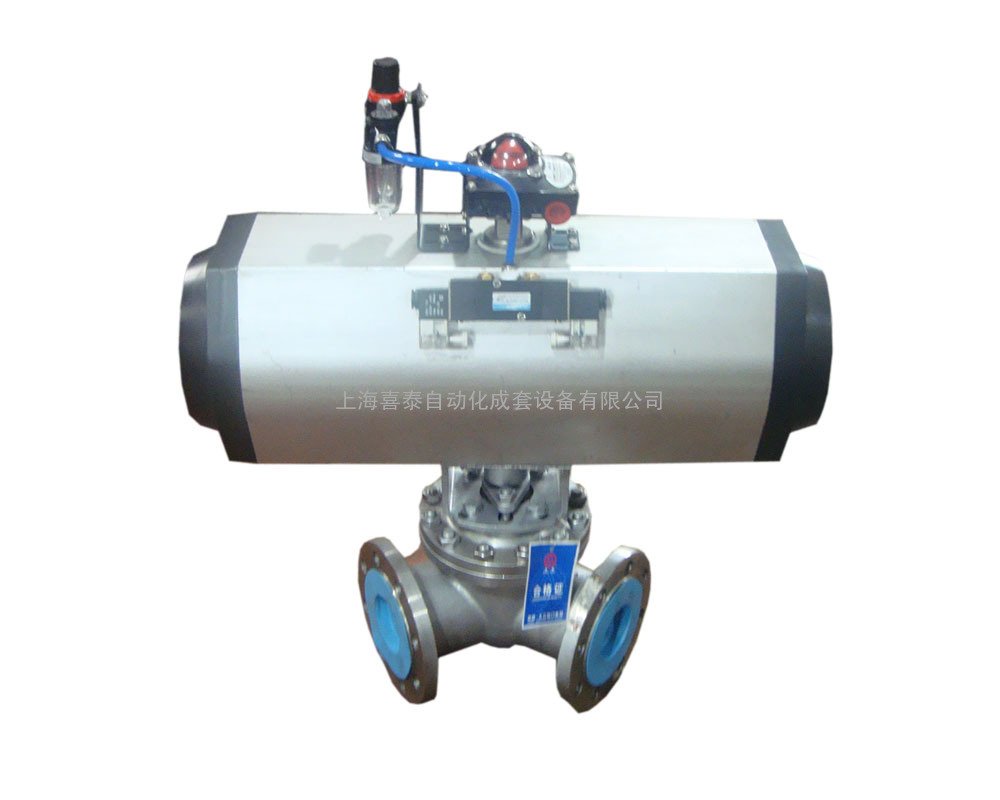 气动三通球阀（T型）