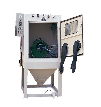 JCK-1010D正面滚筒式手动喷砂机