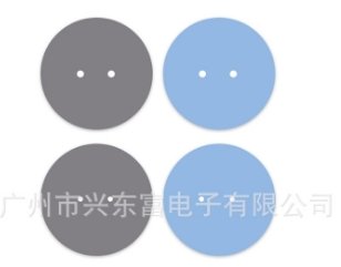 Φ35mm圆形两孔圆形矽胶片