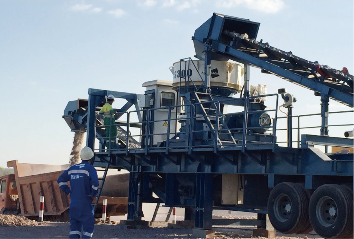 圆锥移动破碎站