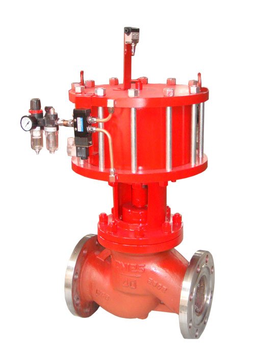 重型气动截止阀