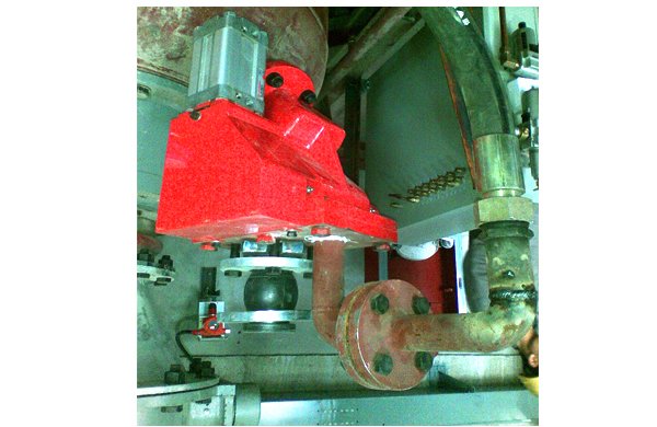 旋转给料机100排气阀