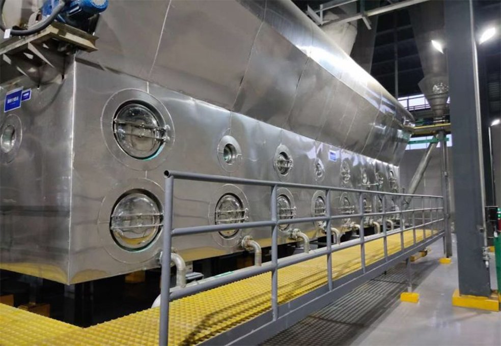 复合沸腾床干燥冷却一体化