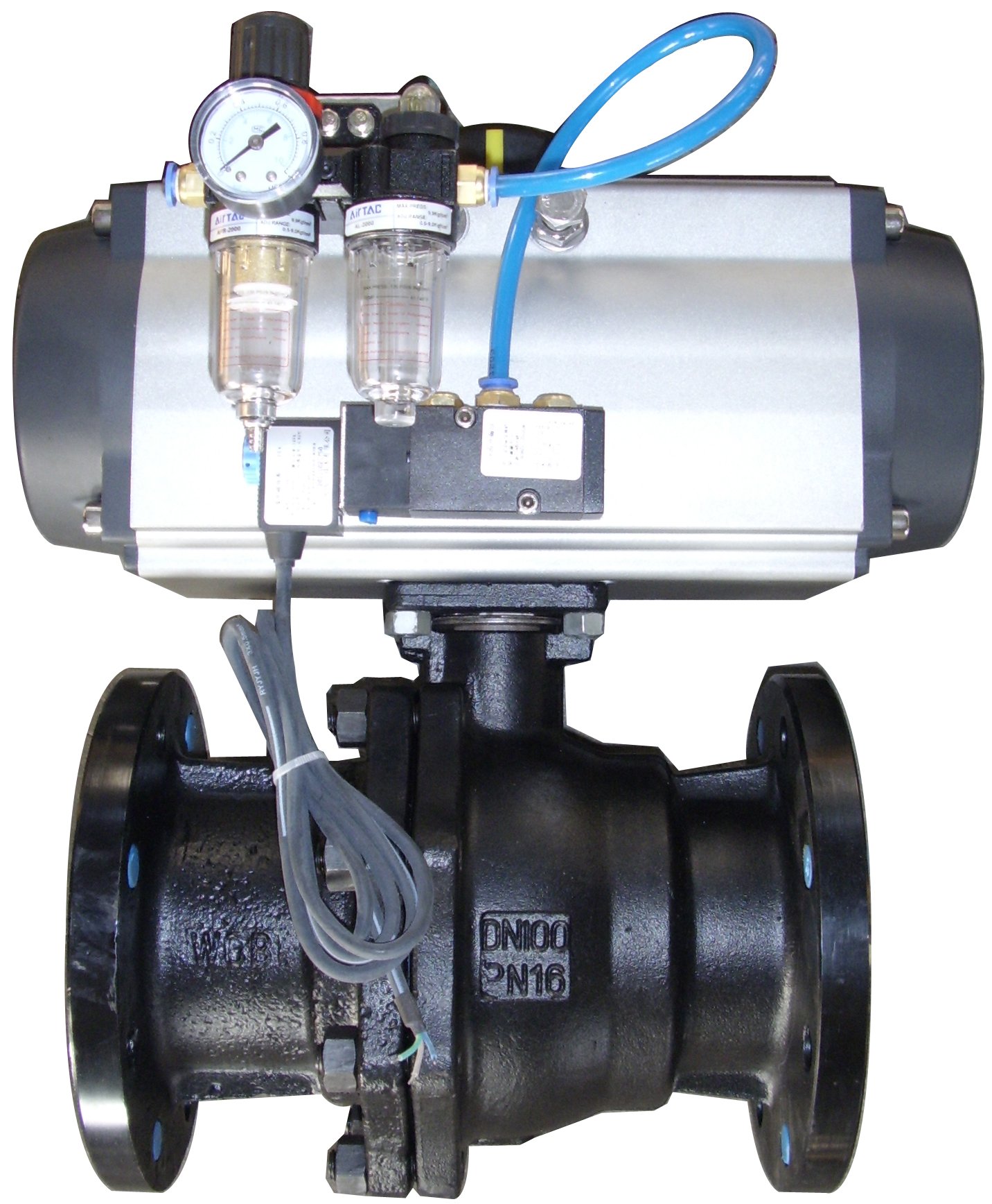 气动法兰式球阀