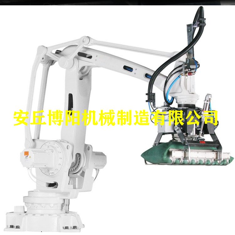 25kg袋装钛白粉码垛机器人 自动码垛机使用案例