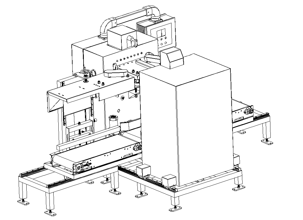 三元前驱材料全自动真空包装机-锂电原材料自动真空热合机-正负极原材料自动真空封口机