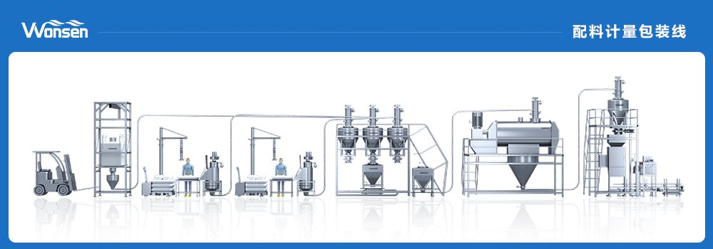配料计量包装线