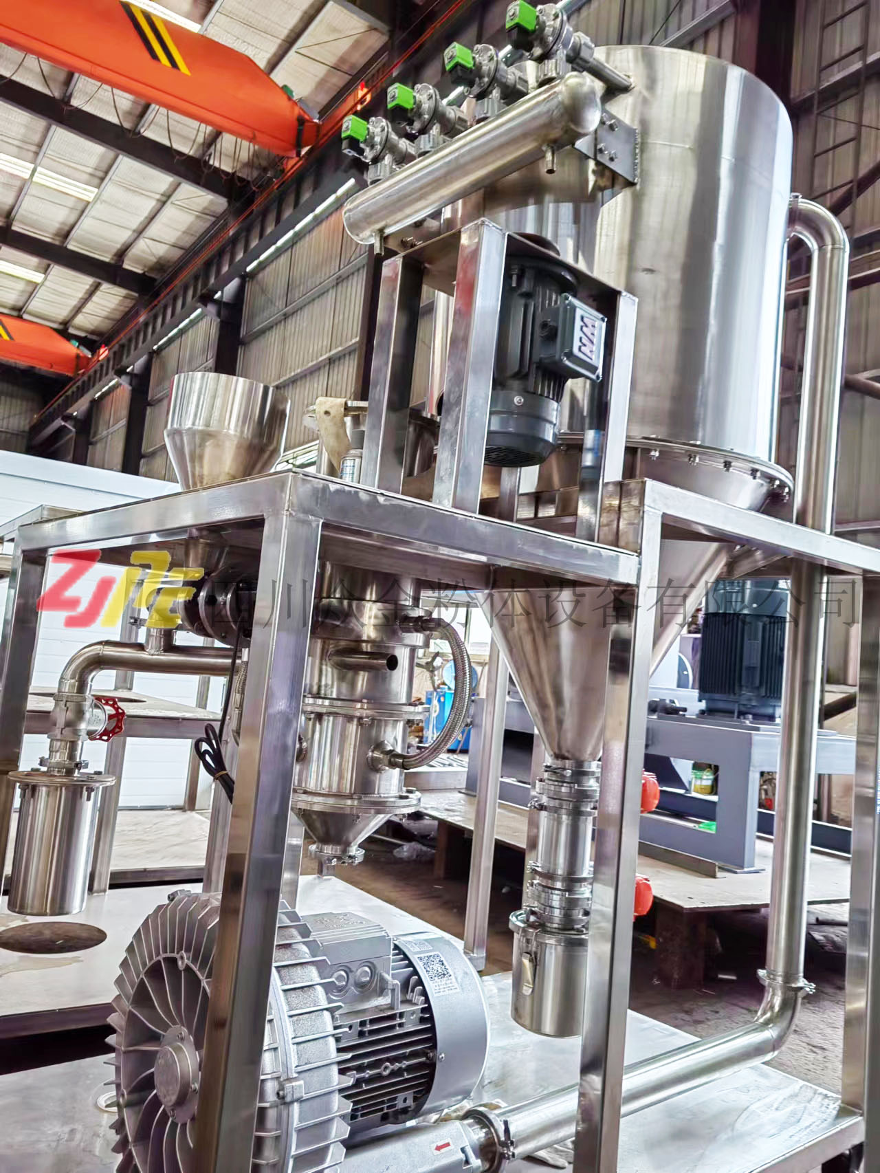 正极材料中试气流粉碎机 内衬防护