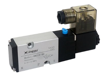 200系列二位五通板接式单电控换向电磁阀