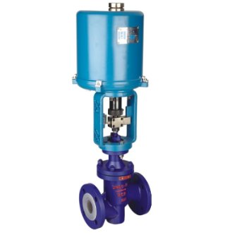 衬氟电动单座调节阀