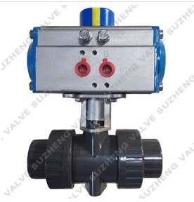 气动UPVC塑料球阀