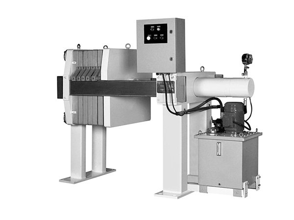 悬浮液固、液两相分自动板框压滤机