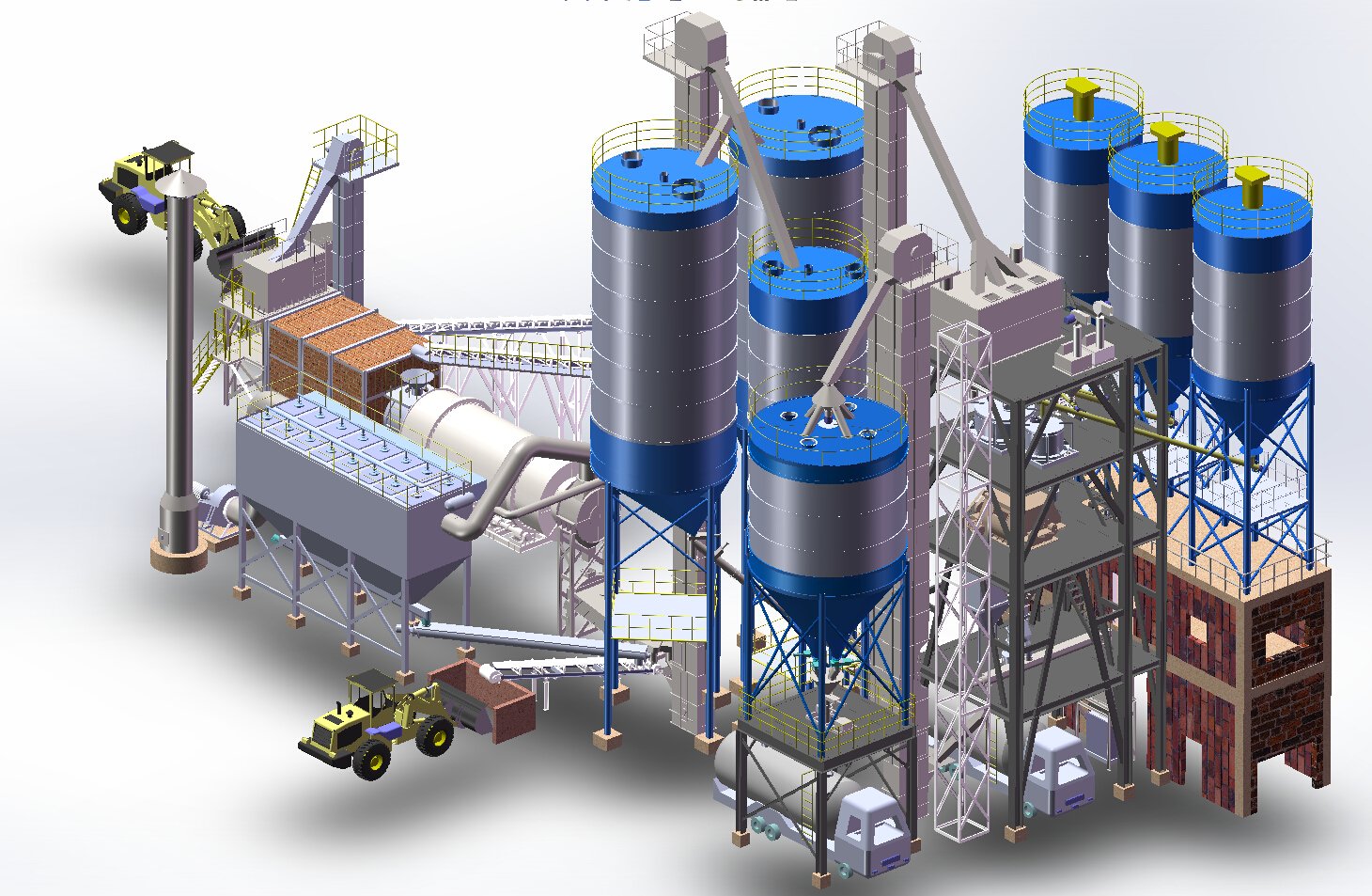 站式干混砂浆设备