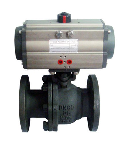 气动法兰式高平台球阀