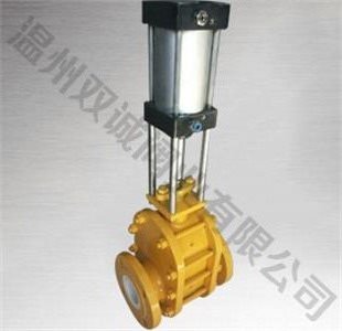 Z644TC气动耐磨陶瓷双闸板阀出料阀