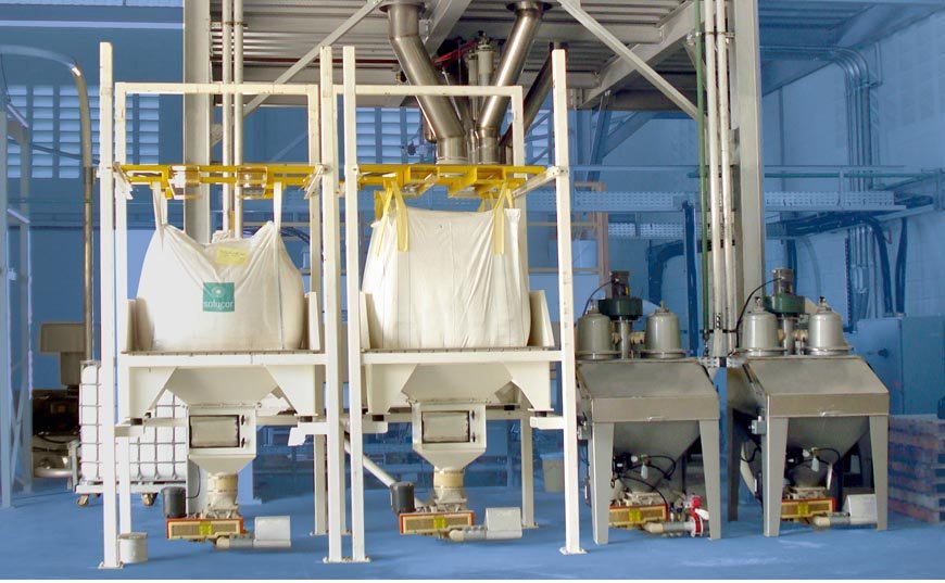 气流输送专用投料站