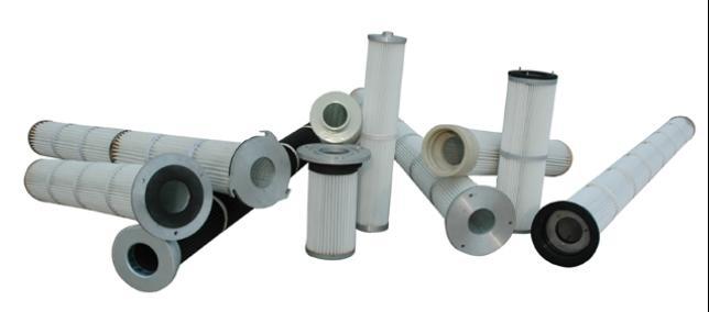 代替布袋的脉冲折褶式滤筒