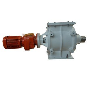 正压输送落差通过旋转阀