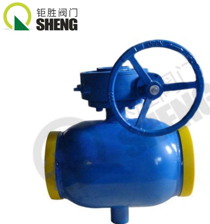 Q367F-25C-DN350蜗轮式全焊接球阀