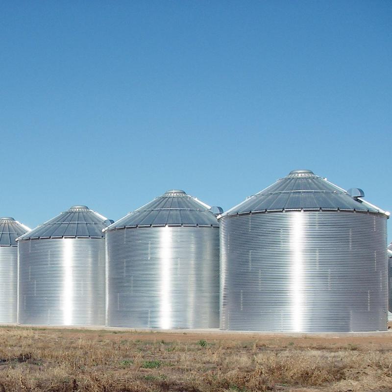 商用平底钢板仓