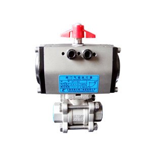 气动不锈钢三片式球阀