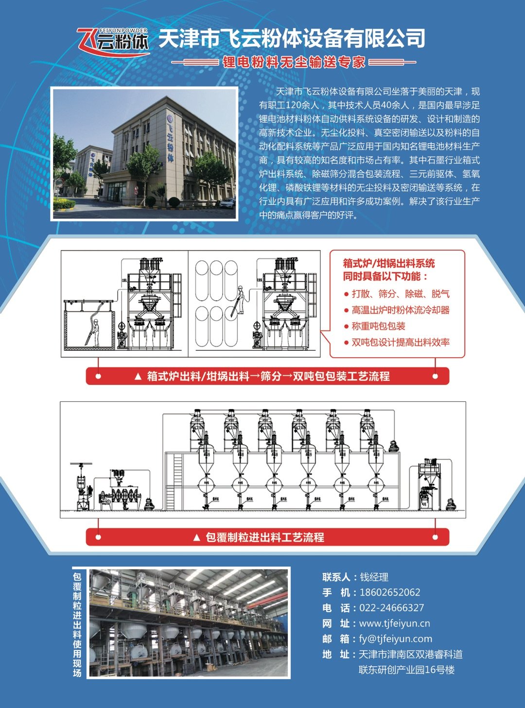 箱式炉出料双吨包包装流程