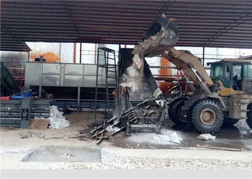 碱粉自动开袋机 片碱自动拆包机