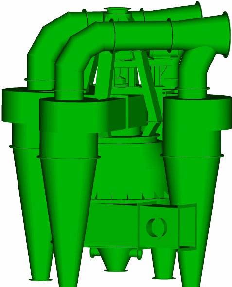 X型高效内循环涡流选粉机