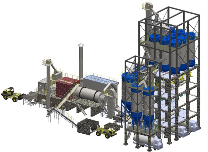 组合式干混砂浆设备