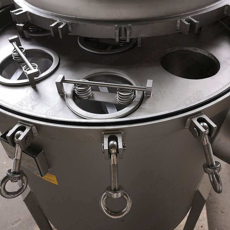 不锈钢旋转弹簧经济型多袋式过滤器